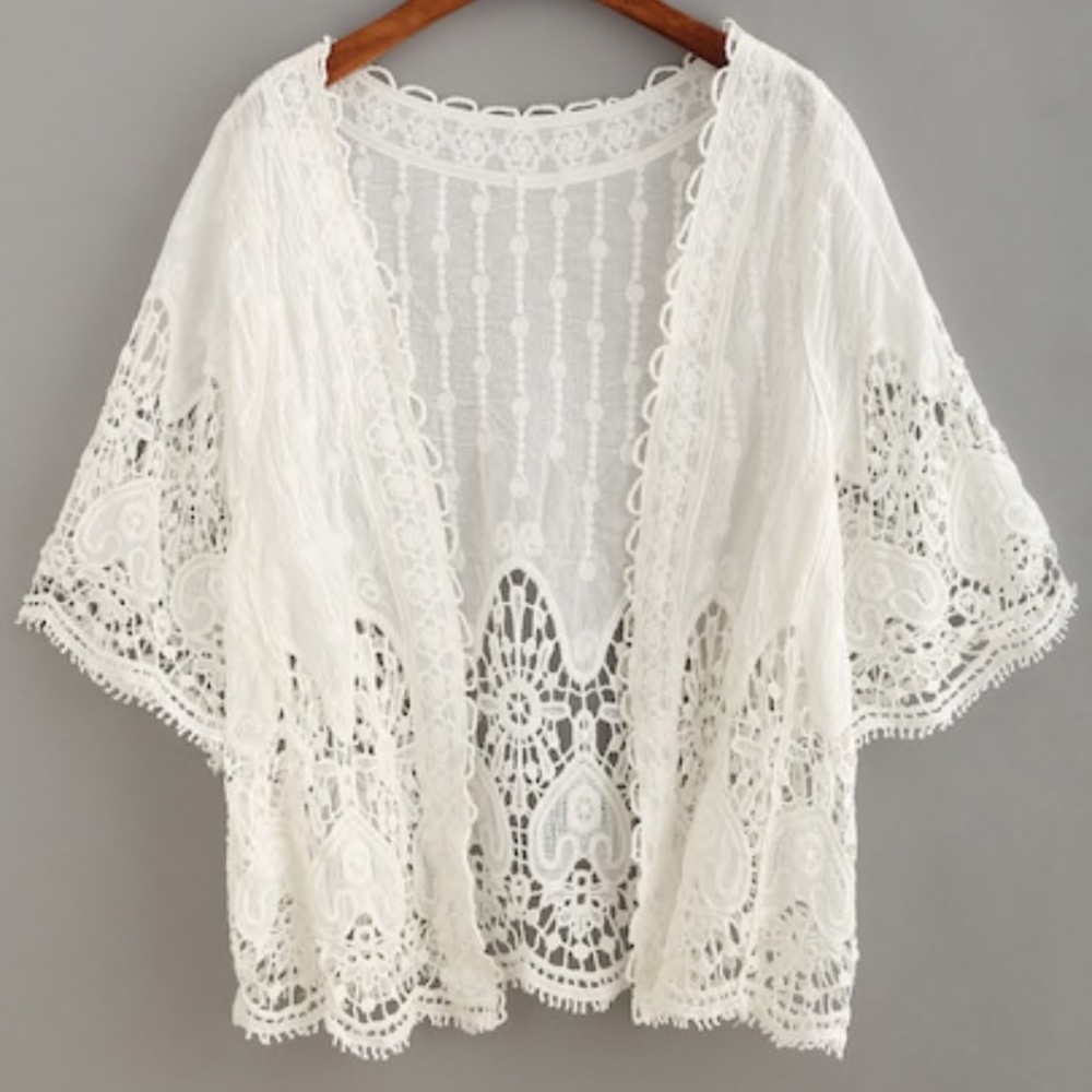 Crochet kimono
